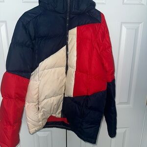 Tommy Hilfiger Tri-Color Puffer Jacket